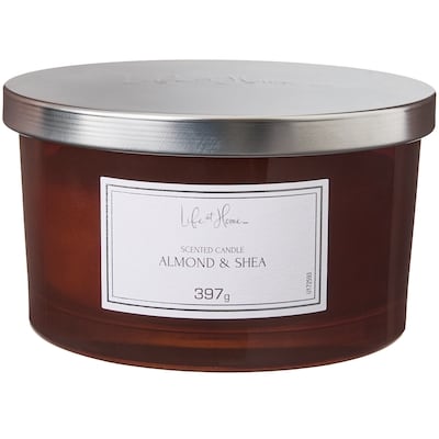 Life at Home Almond and Shea Scented Candle 1 ea, $16.00/1ea