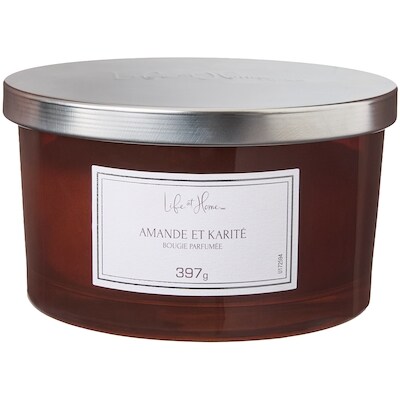 Life at Home Bougie parfumée Amande et karité 1 ea, 16,00 $/1ch