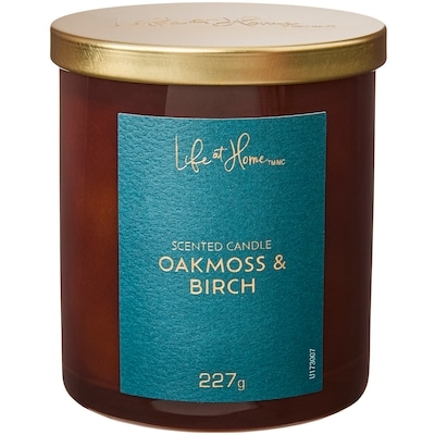 Life at Home Oakmoss and Birch Scented Candle 1 ea, $10.00/1ea
