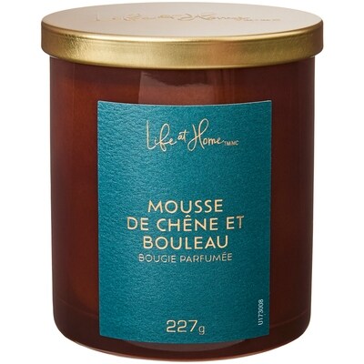 Life at Home Bougie parfumée Mousse de chêne et bouleau 1 ea, 10,00 $/1ch