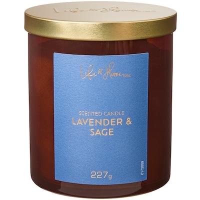 Life at Home Lavender and Sage Scented Candle 1 ea, $10.00/1ea