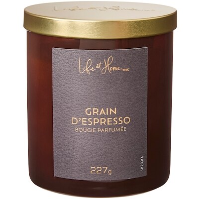 Life at Home Bougie parfumée Grain d’espresso 1 ea, 10,00 $/1ch