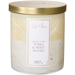 Life at Home Tonka and White Woods Scented Candle 1 ea, $7.00/1ea