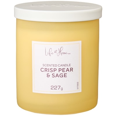 Life at Home Crisp Pear and Sage Scented Candle 1 ea, $10.00/1ea