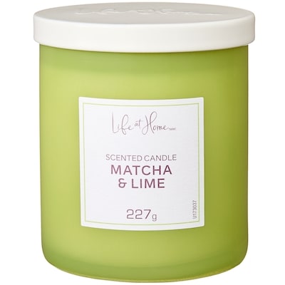 Life at Home Matcha and Lime Scented Candle 1 ea, $10.00/1ea