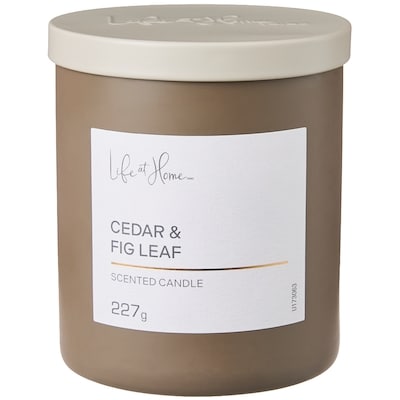 Life at Home Cedar and Fig Leaf Scented Candle 1 ea, $10.00/1ea