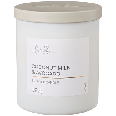Life at Home Coconut Milk and Avocado Scented Candle 1 ea, $10.00/1ea
