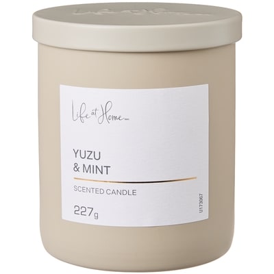 Life at Home Yuzu and Mint Scented Candle 1 ea, $10.00/1ea