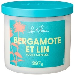Life at Home Bougie parfumée Bergamote et lin 1 ea, 16,00 $/1ch