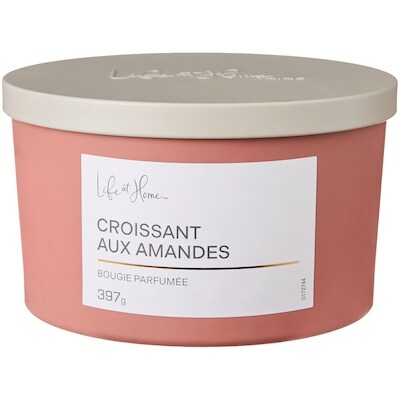 Life at Home Bougie parfumée Croissant aux amandes 1 ea, 16,00 $/1ch
