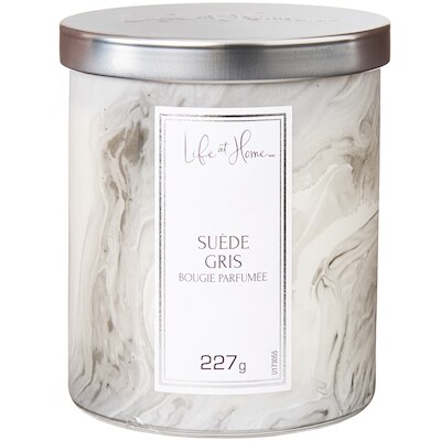 Life at Home Bougie parfumée Suède gris 1 ea, 10,00 $/1ch