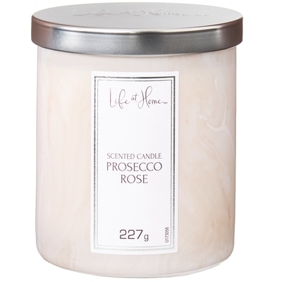 Life at Home Prosecco Rose Scented Candle 1 ea, $10.00/1ea