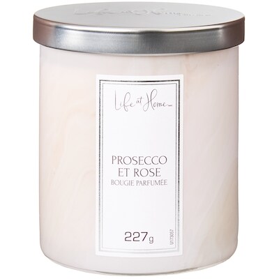 Life at Home Bougie parfumée Prosecco rose 1 ea, 10,00 $/1ch