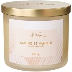 Life at Home Bougie parfumée Ambre et vanille 1 ea, 16,00 $/1ch
