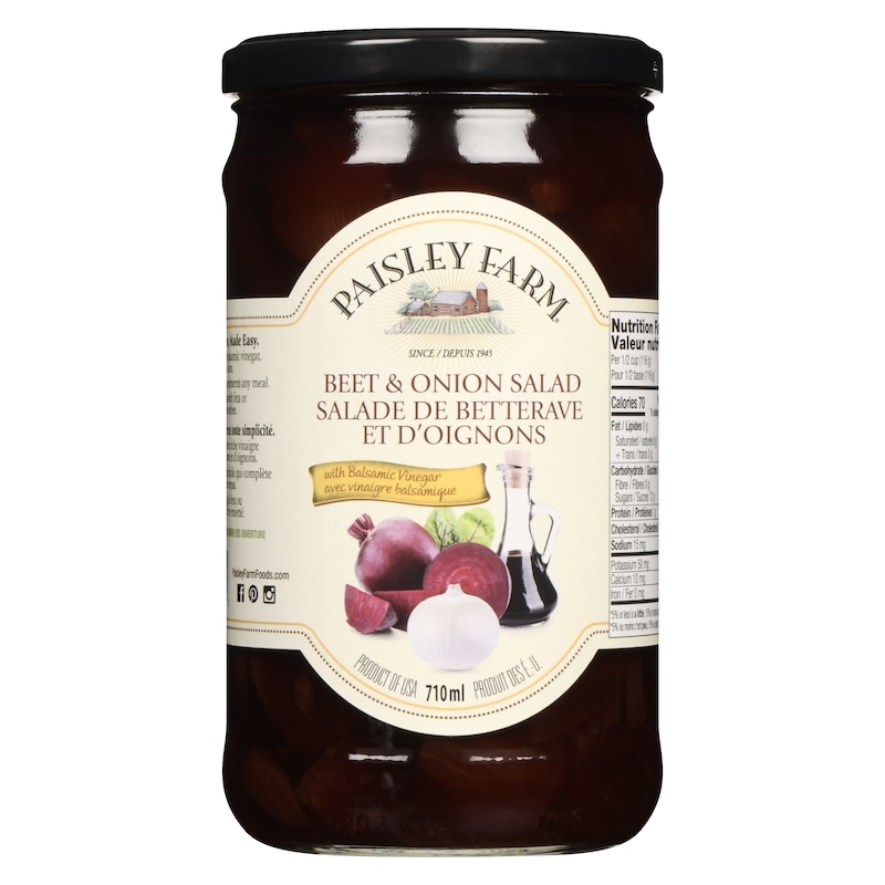 Beet & Onion Salad With Balsamic Vinegar