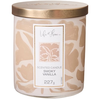 Life at Home Smoky Vanilla Scented Candle 1 ea, $10.00/1ea
