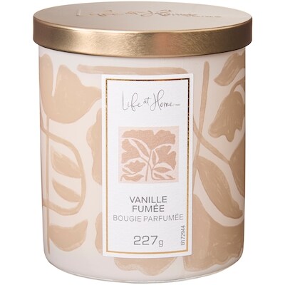 Life at Home Bougie parfumée Vanille fumée 1 ea, 10,00 $/1ch