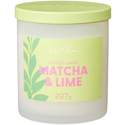 Life at Home Matcha and Lime Scented Candle 1 ea, $10.00/1ea