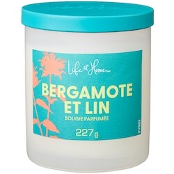 Life at Home Bougie parfumée Bergamote et lin 1 ea, 10,00 $/1ch