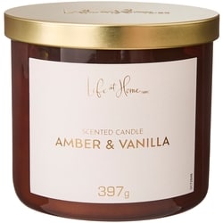 Life at Home Amber and Vanilla Scented Candle 1 ea, $16.00/1ea