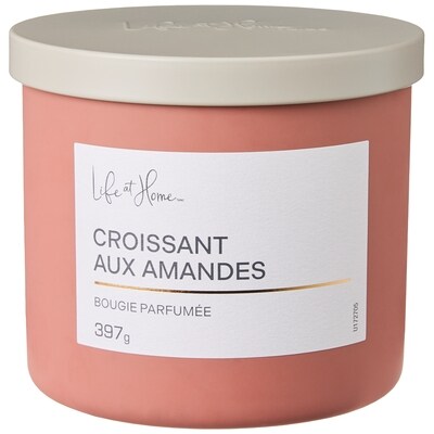 Life at Home Bougie parfumée Croissant aux amandes 1 ea, 16,00 $/1ch