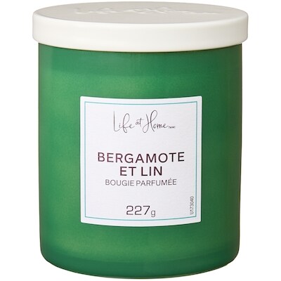 Life at Home Bougie parfumée Bergamote et lin 1 ea, 10,00 $/1ch