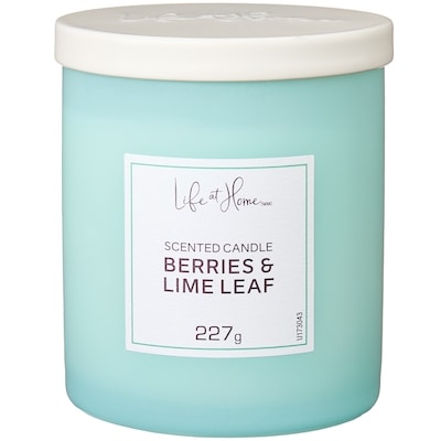 Life at Home Berries and Lime Leaf Scented Candle 1 ea, $10.00/1ea