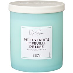 Life at Home Bougie parfumée Petits fruits et feuille de lime 1 ea, 10,00 $/1ch