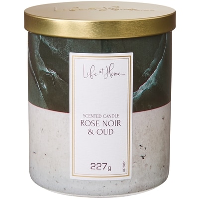 Life at Home Rose Noir and Oud Scented Candle 1 ea, $10.00/1ea