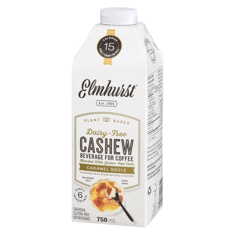 Cashew & Gluten-Free Oat Beverage Caramel Brûlé