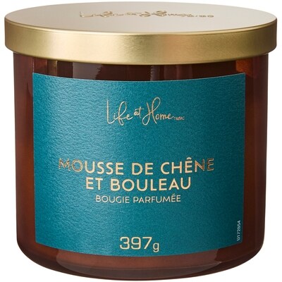 Life at Home Bougie parfumée Mousse de chêne et bouleau 1 ea, 16,00 $/1ch