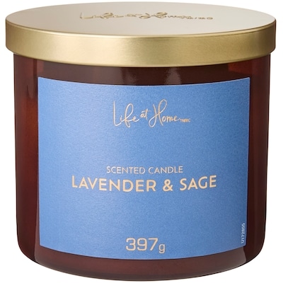 Life at Home Lavender and Sage Scented Candle 1 ea, $16.00/1ea
