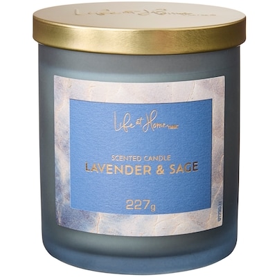 Life at Home Lavender and Sage Scented Candle 1 ea, $10.00/1ea