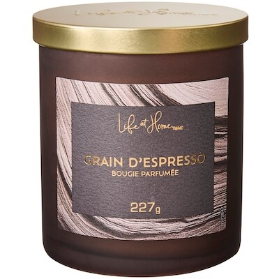 Life at Home Bougie parfumée Grain d’espresso 1 ea, 10,00 $/1ch