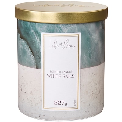 Life at Home White Sails Scented Candle 1 ea, $10.00/1ea