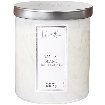 Life at Home Bougie parfumée Santal blanc 1 ea, 10,00 $/1ch