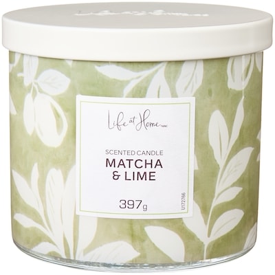 Life at Home Matcha and Lime Scented Candle 1 ea, $16.00/1ea