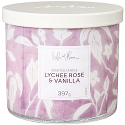 Life at Home Lychee Rose and Vanilla Scented Candle 1 ea, $16.00/1ea