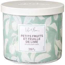 Life at Home Bougie parfumée Petits fruits et feuille de lime 1 ea, 16,00 $/1ch