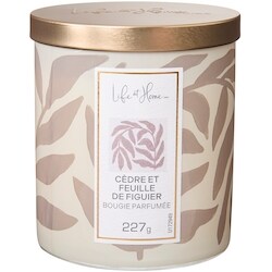 Life at Home Bougie parfumée Cèdre et feuille de figuier 1 ea, 10,00 $/1ch