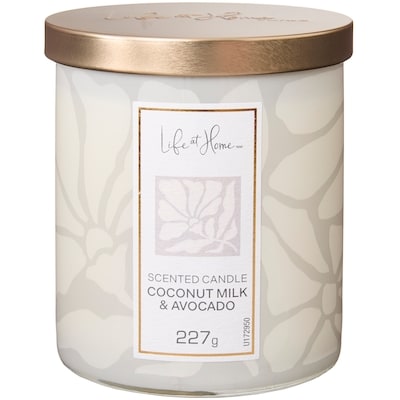 Life at Home Coconut Milk and Avocado Scented Candle 1 ea, $10.00/1ea
