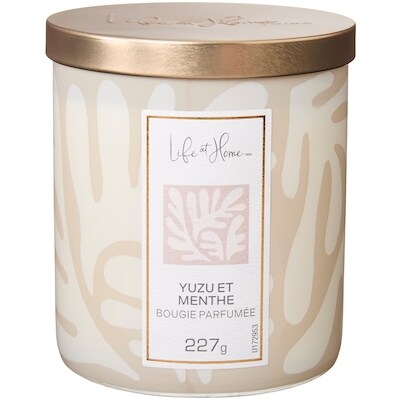 Life at Home Bougie parfumée Yuzu et menthe 1 ea, 10,00 $/1ch