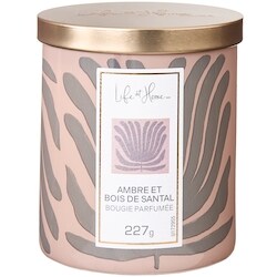 Life at Home Bougie parfumée Ambre et bois de santal 1 ea, 10,00 $/1ch