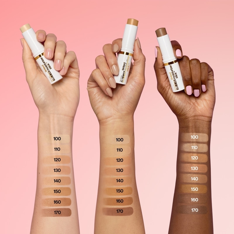 Glimmer Tinted Moisturizer Stick, 150, Lightweight Foundation