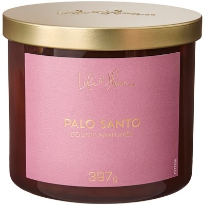Life at Home Bougie parfumée Palo santo 1 ea, 16,00 $/1ch
