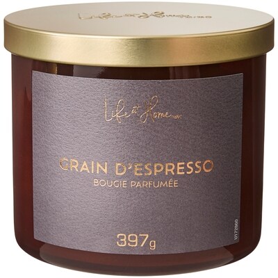 Life at Home Bougie parfumée Grain d’espresso 1 ea, 16,00 $/1ch