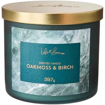 Life at Home Oakmoss and Birch Scented Candle 1 ea, $16.00/1ea