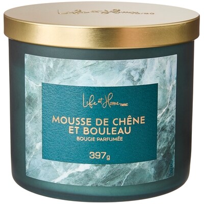 Life at Home Bougie parfumée Mousse de chêne et bouleau 1 ea, 16,00 $/1ch