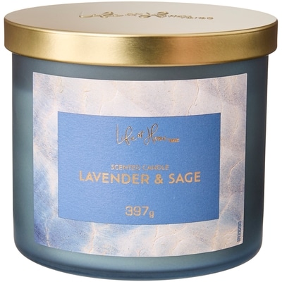 Life at Home Lavender and Sage Scented Candle 1 ea, $16.00/1ea