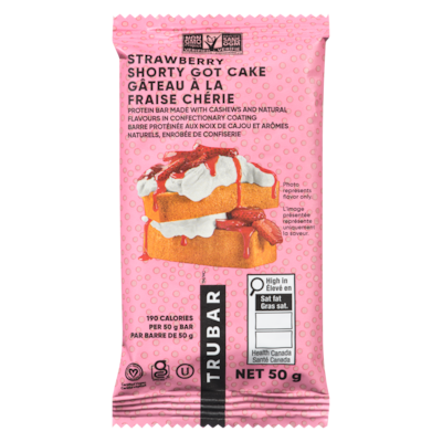 Trubar Barre gâteau à la fraise chérie 50 g, 6,58 $/100g